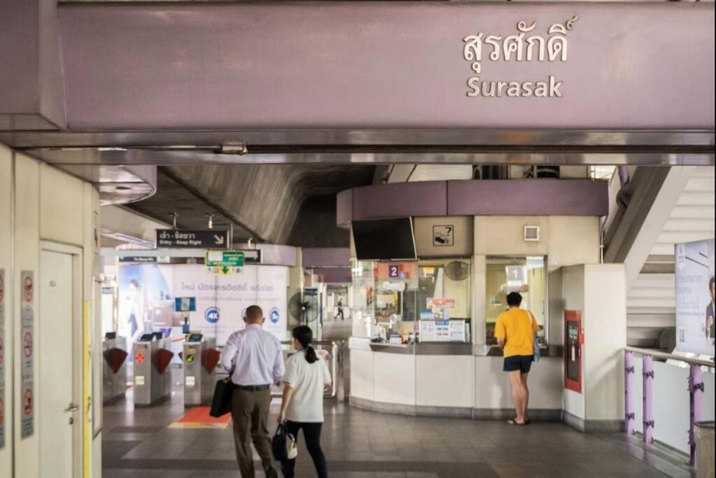 ［シーロム］スタジオ アパートメント（45 m²）／1バスルーム バンコク都 エクステリア 写真